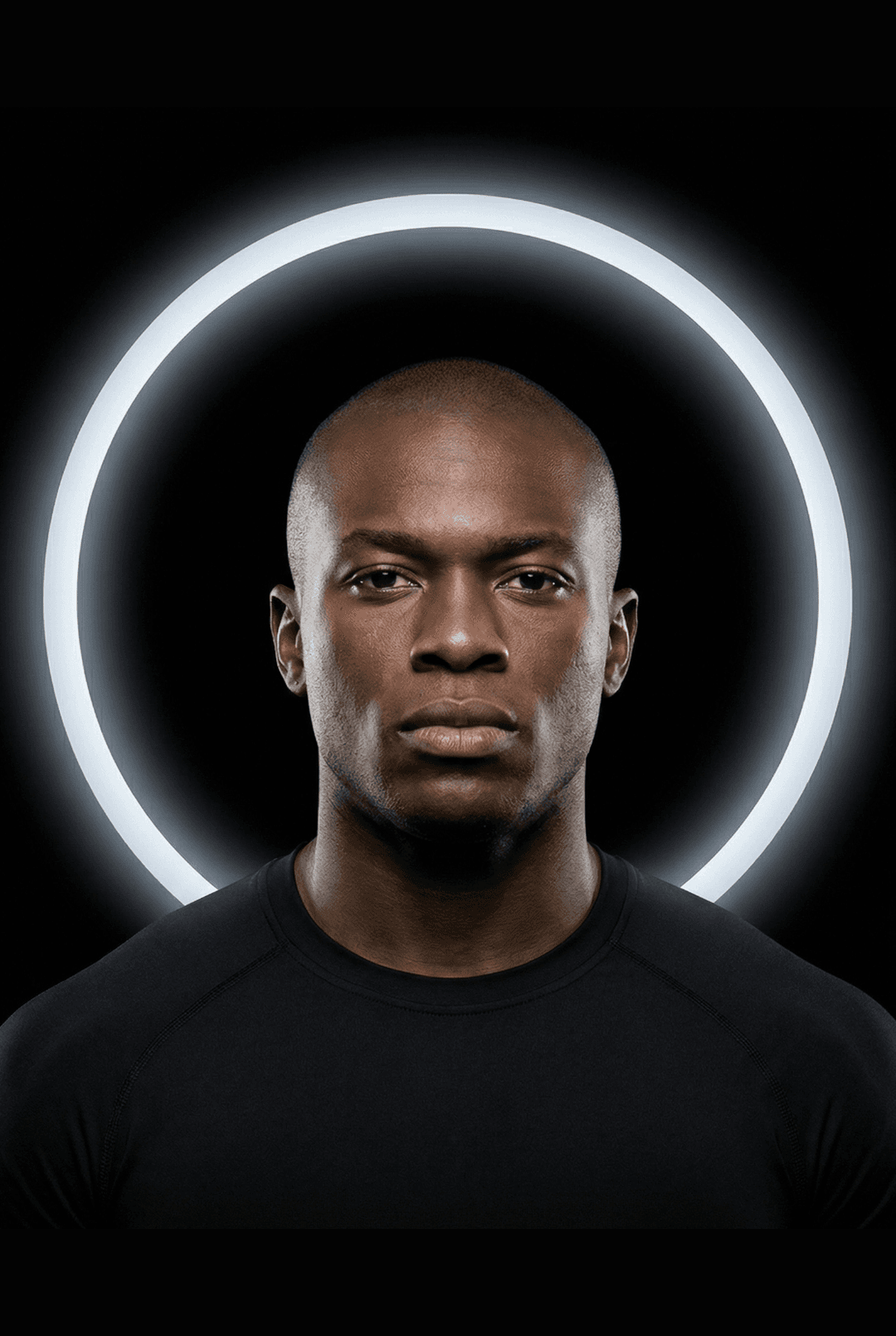 Equinox Coach Kofi Asante, The Strength Builder specialist, in a premium editorial portrait focusing on high-performance movement.