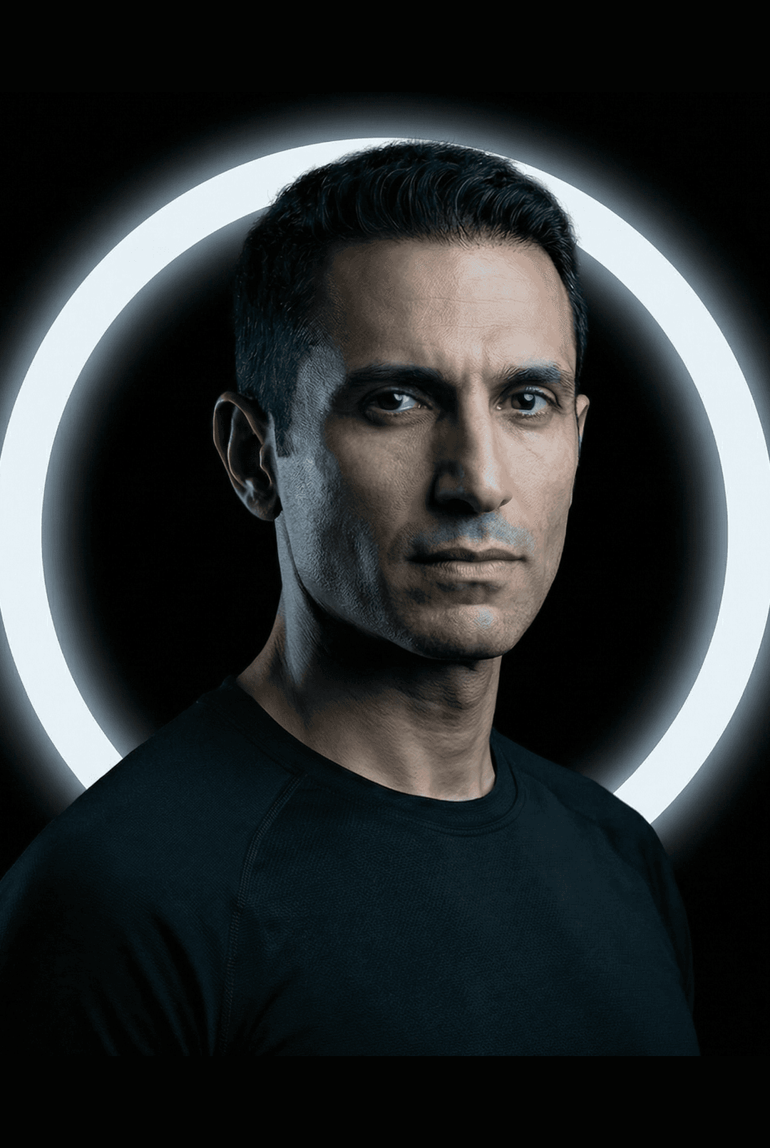 Equinox Coach Tariq Hassan, The Performance Architect specialist, in a premium editorial portrait focusing on high-performance movement.